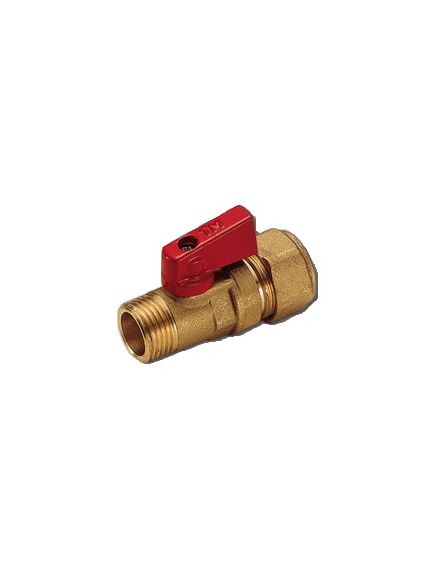 Купить Кран 16 (2,0)*1/2" Н шаровый (мини) red (2940002 / 2947r162004) по цене 688 руб., в Санкт-Петебруге в интернет магазине 100-Систем, а также дургие товары  из раздела Обжим Tiemme 16 и Обжим