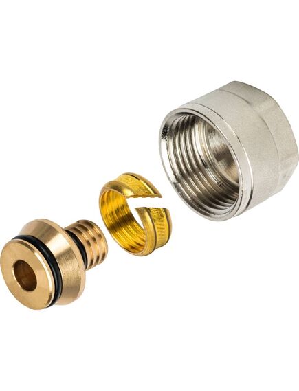 Купить Евроконус 16х2,0х3/4", латунь (sfc-0021-001620) по цене 380 руб., в Санкт-Петебруге в интернет магазине 100-Систем, а также дургие товары STOUT из раздела Обжим Stout 20 и Обжим
