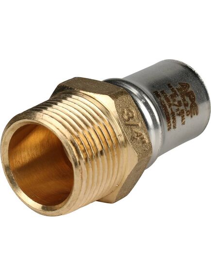Купить SFP-0001-003420 STOUT Переходник с н/р 20xR 3/4" для металлопластиковых труб прессовой (sfp-0001-003420) по цене 527 руб., в Санкт-Петебруге в интернет магазине 100-Систем, а также дургие товары STOUT из раздела Пресс Stout 20 и Пресс