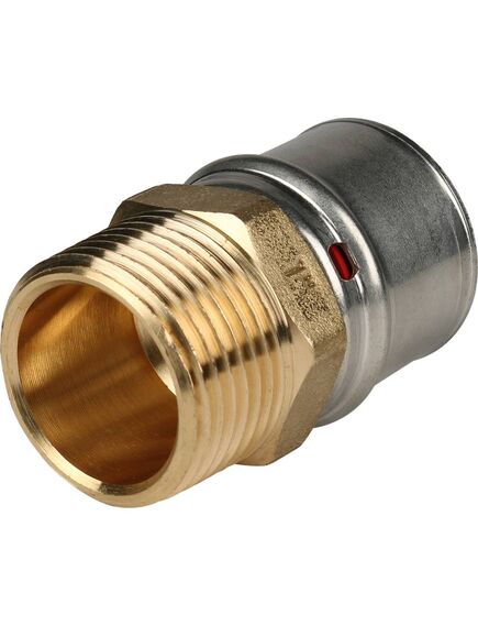 Купить SFP-0001-000132 STOUT Переходник с н/р 32xR 1" для металлопластиковых труб прессовой (sfp-0001-000132) по цене 1079 руб., в Санкт-Петебруге в интернет магазине 100-Систем, а также дургие товары STOUT из раздела Пресс Stout 32 и Пресс