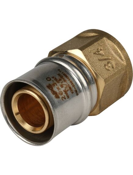 Купить SFP-0002-003426 STOUT Переходник с в/р 26xR 3/4" для металлопластиковых труб прессовой (sfp-0002-003426) по цене 700 руб., в Санкт-Петебруге в интернет магазине 100-Систем, а также дургие товары STOUT из раздела Пресс Stout 26 и Пресс