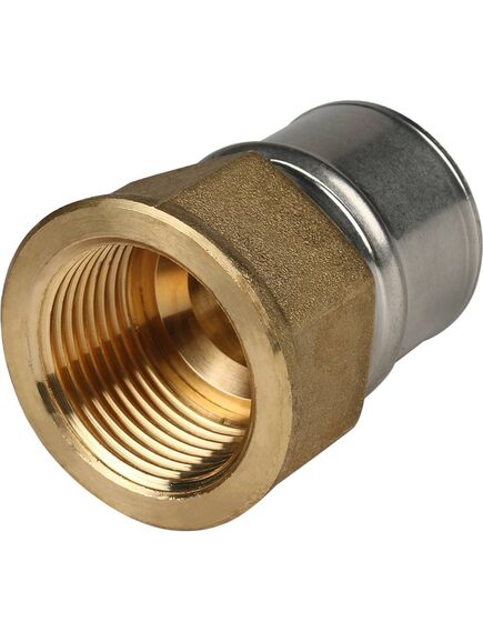 Купить SFP-0002-000132 STOUT Переходник с в/р 32xR 1" для металлопластиковых труб прессовой (sfp-0002-000132) по цене 1162 руб., в Санкт-Петебруге в интернет магазине 100-Систем, а также дургие товары STOUT из раздела Пресс Stout 32 и Пресс
