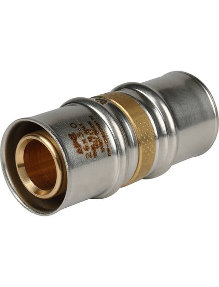 Купить SFP-0003-002626 STOUT Муфта 26х26 для металлопластиковых труб прессовой (sfp-0003-002626) по цене 1059 руб., в Санкт-Петебруге в интернет магазине 100-Систем, а также дургие товары STOUT из раздела Пресс Stout 26 и Пресс