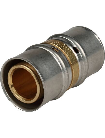 Купить SFP-0003-003232 STOUT Муфта 32х32 для металлопластиковых труб прессовой (sfp-0003-003232) по цене 1562 руб., в Санкт-Петебруге в интернет магазине 100-Систем, а также дургие товары STOUT из раздела Пресс Stout 32 и Пресс