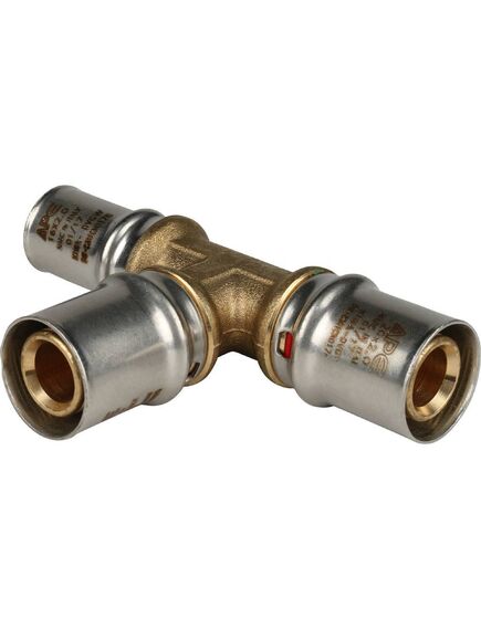 Купить SFP-0005-202016 STOUT Тройник переходной 20х20х16 для металлопластиковых труб прессовой (sfp-0005-202016) по цене 1065 руб., в Санкт-Петебруге в интернет магазине 100-Систем, а также дургие товары STOUT из раздела Пресс Stout 20 и Пресс