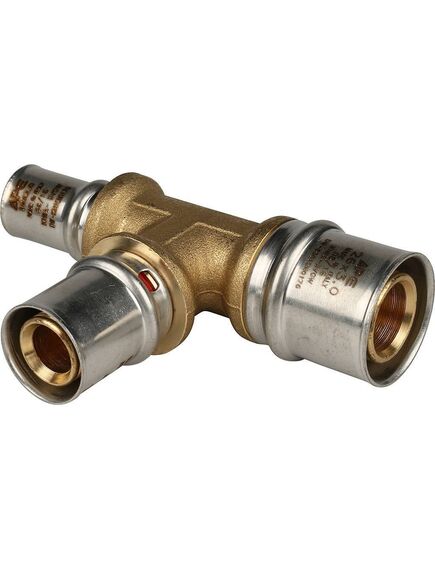 Купить SFP-0005-262016 STOUT Тройник переходной 26х20х16 для металлопластиковых труб прессовой (sfp-0005-262016) по цене 1497 руб., в Санкт-Петебруге в интернет магазине 100-Систем, а также дургие товары STOUT из раздела Пресс Stout 26 и Пресс