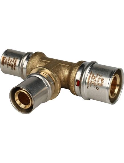 Купить SFP-0005-262020 STOUT Тройник переходной 26х20х20 для металлопластиковых труб прессовой (sfp-0005-262020) по цене 1497 руб., в Санкт-Петебруге в интернет магазине 100-Систем, а также дургие товары STOUT из раздела Пресс Stout 26 и Пресс