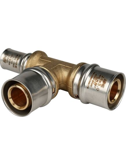 Купить SFP-0005-262616 STOUT Тройник переходной 26х26х16 для металлопластиковых труб прессовой (SFP-0005-262616) по цене 1508 руб., в Санкт-Петебруге в интернет магазине 100-Систем, а также дургие товары STOUT из раздела Пресс Stout 26 и Пресс