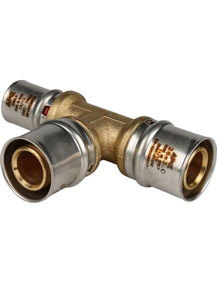 Купить SFP-0005-262620 STOUT Тройник переходной 26х26х20 для металлопластиковых труб прессовой (SFP-0005-262620) по цене 1494 руб., в Санкт-Петебруге в интернет магазине 100-Систем, а также дургие товары STOUT из раздела Пресс Stout 26 и Пресс