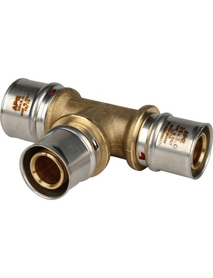 Купить SFP-0005-322626 STOUT Тройник переходной 32х26х26 для металлопластиковых труб прессовой (sfp-0005-322626) по цене 2591 руб., в Санкт-Петебруге в интернет магазине 100-Систем, а также дургие товары STOUT из раздела Пресс Stout 32 и Пресс