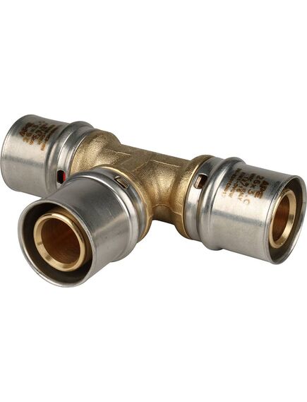 Купить SFP-0006-262626 STOUT Тройник 26х26х26 для металлопластиковых труб прессовой (SFP-0006-262626) по цене 1545 руб., в Санкт-Петебруге в интернет магазине 100-Систем, а также дургие товары STOUT из раздела Пресс Stout 26 и Пресс