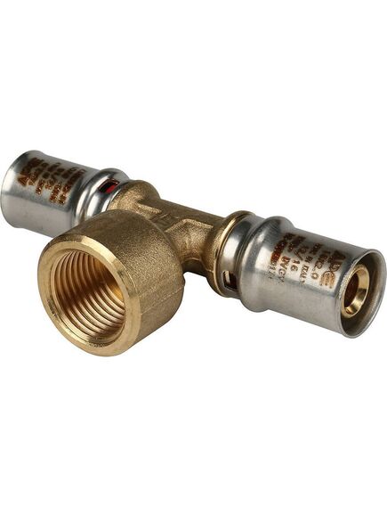 Купить SFP-0007-001216 STOUT Тройник с в/р 16х1/2"х16 для металлопластиковых труб прессовой (sfp-0007-001216) по цене 927 руб., в Санкт-Петебруге в интернет магазине 100-Систем, а также дургие товары STOUT из раздела Пресс Stout 16 и Пресс