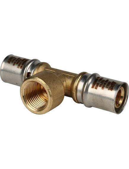 Купить SFP-0007-001220 STOUT Тройник с в/р 20х1/2"х20 для металлопластиковых труб прессовой (sfp-0007-001220) по цене 1093 руб., в Санкт-Петебруге в интернет магазине 100-Систем, а также дургие товары STOUT из раздела Пресс Stout 20 и Пресс