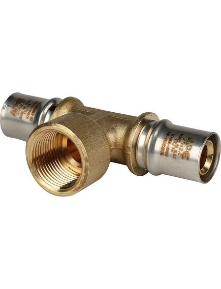 Купить SFP-0007-003420 STOUT Тройник с в/р 20х3/4"х20 для металлопластиковых труб прессовой (sfp-0007-003420) по цене 1257 руб., в Санкт-Петебруге в интернет магазине 100-Систем, а также дургие товары STOUT из раздела Пресс Stout 20 и Пресс