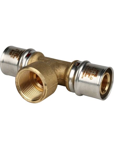 Купить SFP-0007-003426 STOUT Тройник с в/р 26х3/4"х26 для металлопластиковых труб прессовой (sfp-0007-003426) по цене 1542 руб., в Санкт-Петебруге в интернет магазине 100-Систем, а также дургие товары STOUT из раздела Пресс Stout 26 и Пресс