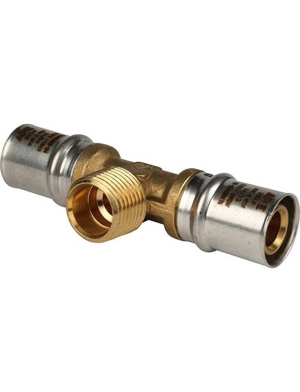 Купить SFP-0008-201220 STOUT Тройник с н/р 20х1/2"х20 для металлопластиковых труб прессовой (sfp-0008-201220) по цене 1093 руб., в Санкт-Петебруге в интернет магазине 100-Систем, а также дургие товары STOUT из раздела Пресс Stout 20 и Пресс