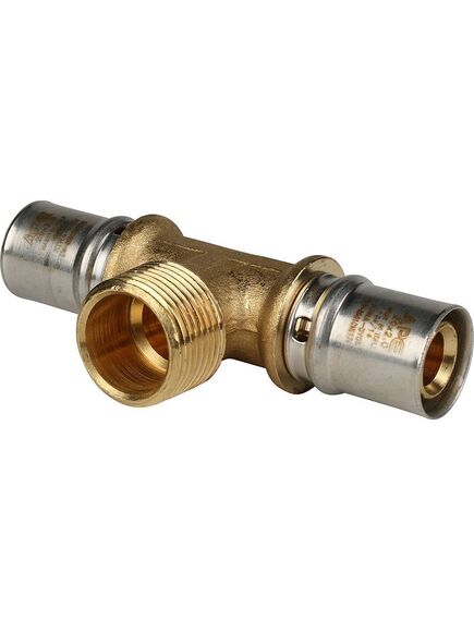 Купить SFP-0008-203420 STOUT Тройник с н/р 20х3/4"х20 для металлопластиковых труб прессовой (SFP-0008-203420) по цене 1257 руб., в Санкт-Петебруге в интернет магазине 100-Систем, а также дургие товары STOUT из раздела Пресс Stout 20 и Пресс