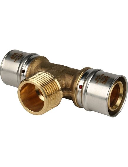 Купить SFP-0008-320132 STOUT Тройник с н/р 32х1"х32 для металлопластиковых труб прессовой (sfp-0008-320132) по цене 2533 руб., в Санкт-Петебруге в интернет магазине 100-Систем, а также дургие товары STOUT из раздела Пресс Stout 32 и Пресс