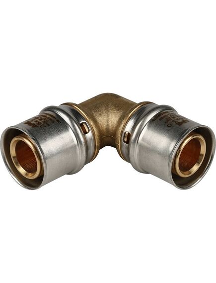 Купить SFP-0009-002626 STOUT Угольник  90° 26х26 для металлопластиковых труб прессовой (sfp-0009-002626) по цене 1154 руб., в Санкт-Петебруге в интернет магазине 100-Систем, а также дургие товары STOUT из раздела Пресс Stout 26 и Пресс