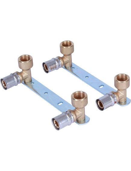 Купить SFP-0013-001220 STOUT Настенный комплект для смесителя 20xR 1/2" для металлопластиковых труб прессовой (SFP-0013-001220) по цене 1648 руб., в Санкт-Петебруге в интернет магазине 100-Систем, а также дургие товары STOUT из раздела Пресс Stout 20 и Пресс