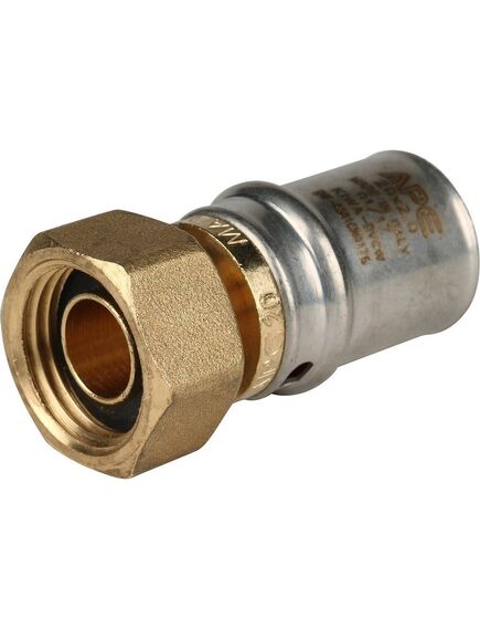 Купить SFP-0016-001220 STOUT Переходник с накидной гайкой 20xR 1/2" для металлопластиковых труб прессовой (SFP-0016-001220) по цене 500 руб., в Санкт-Петебруге в интернет магазине 100-Систем, а также дургие товары STOUT из раздела Пресс Stout 20 и Пресс
