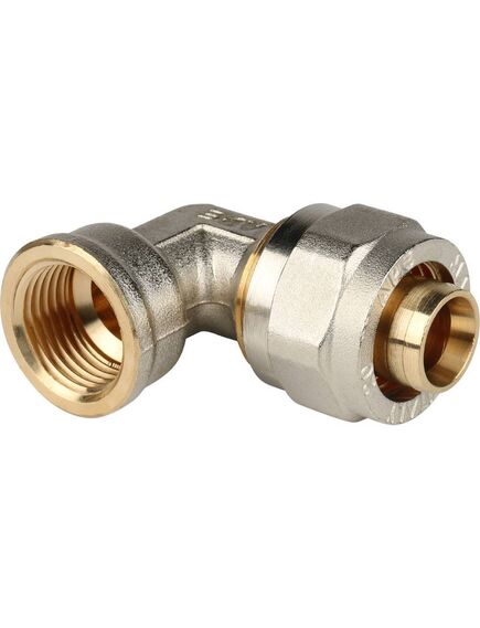 Купить SFS-0007-001220 STOUT Угольник с в/р 20xR 1/2" для металлопластиковых труб винтовой (sfs-0007-001220) по цене 601 руб., в Санкт-Петебруге в интернет магазине 100-Систем, а также дургие товары STOUT из раздела Обжим и Фитинги Stout