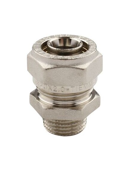 Купить Соединение прямое 20*1/2"Н (обжим) (1600007 / 1600n002004) по цене 426 руб., в Санкт-Петебруге в интернет магазине 100-Систем, а также дургие товары  из раздела Обжим Tiemme 20 и Обжим