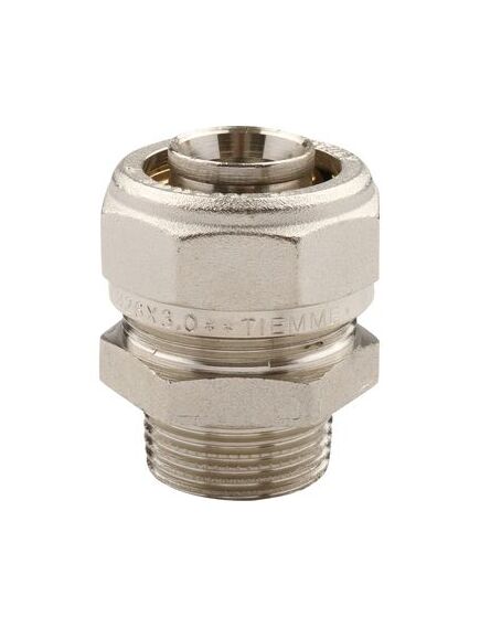 Купить Соединение прямое 26*3/4"Н (обжим) (1600010 / 1600n002605) по цене 752 руб., в Санкт-Петебруге в интернет магазине 100-Систем, а также дургие товары  из раздела Обжим Tiemme 26 и Обжим