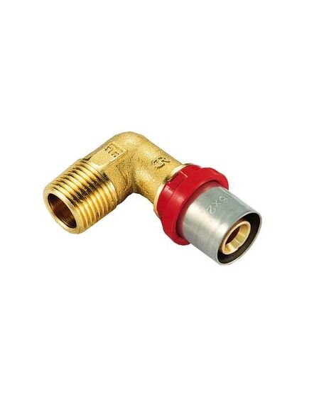 Купить Соединение угловое 20*3/4"Н латунь (пресс) (1650044 / 1654g002005cz) по цене 740 руб., в Санкт-Петебруге в интернет магазине 100-Систем, а также дургие товары  из раздела Пресс Tiemme 20 и Пресс