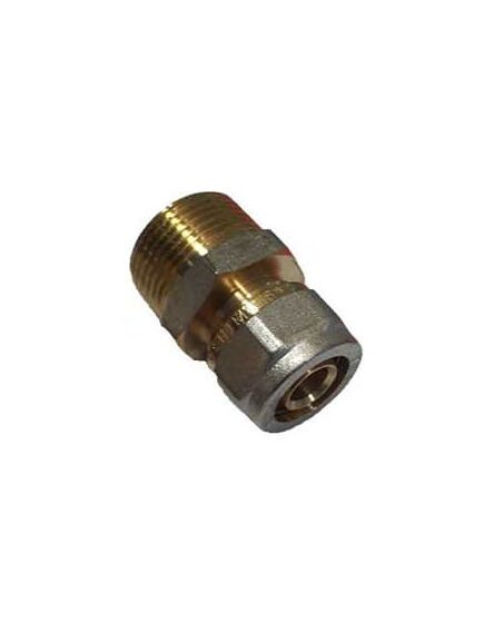Купить Соединение прямое 16*3/8"Н (обжим) (1600046 / 1600N001603) по цене 348 руб., в Санкт-Петебруге в интернет магазине 100-Систем, а также дургие товары  из раздела Обжим Tiemme 16 и Обжим