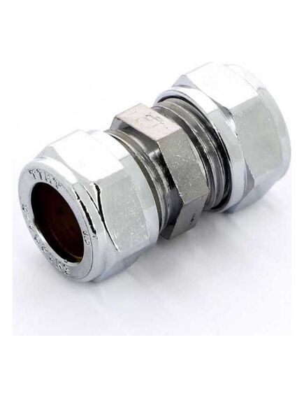 Купить Соединение прямое 15*12 (обжим) (хром) (1130058 / 1101c151200cz) по цене 601 руб., в Санкт-Петебруге в интернет магазине 100-Систем, а также дургие товары  из раздела Обжим 15 и Обжим