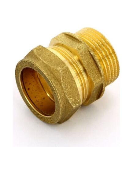 Купить Соединение прямое 12*3/8"Н (обжим) (1000091 / 1000G001203) по цене 219 руб., в Санкт-Петебруге в интернет магазине 100-Систем, а также дургие товары  из раздела Обжим 12 и Обжим