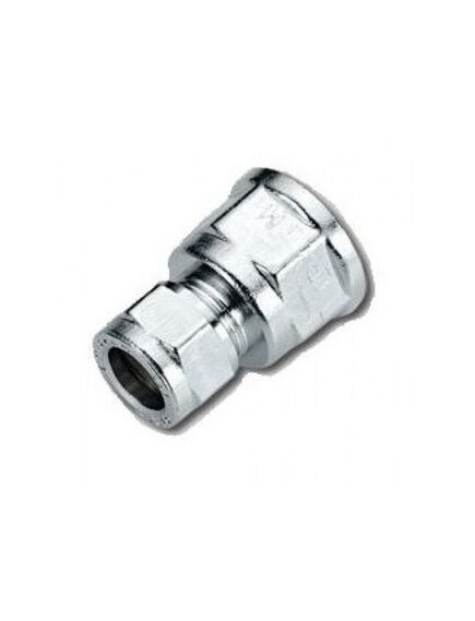 Купить Соединение прямое 22*1"В (обжим) (хром) (1130217 / 1102c002206cz) по цене 1111 руб., в Санкт-Петебруге в интернет магазине 100-Систем, а также дургие товары  из раздела Обжим 22 и Обжим