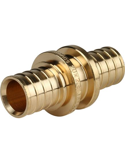 Купить SFA-0003-000020 STOUT Муфта 20x20 для труб из сшитого полиэтилена аксиальный (sfa-0003-000020) по цене 348 руб., в Санкт-Петебруге в интернет магазине 100-Систем, а также дургие товары STOUT из раздела Фитинги для труб из сшитого полиэтилена Stout 20 и Трубы и фитинги из сшитого полиэтилена Stout