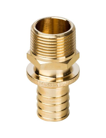 Купить SFA-0001-002534 STOUT Переходник с н/р 25xR 3/4" для труб из сшитого полиэтилена аксиальный (sfa-0001-002534) по цене 566 руб., в Санкт-Петебруге в интернет магазине 100-Систем, а также дургие товары STOUT из раздела Переходы для труб из сшитого полиэтилена Stout и Трубы и фитинги из сшитого полиэтилена Stout