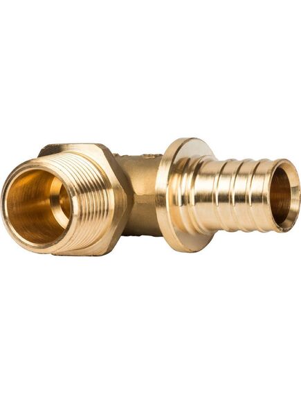 Купить SFA-0005-002534 STOUT Угольник н/р 25xR 3/4" для труб из сшитого полиэтилена аксиальный (SFA-0005-002534) по цене 1041 руб., в Санкт-Петебруге в интернет магазине 100-Систем, а также дургие товары STOUT из раздела Фитинги для труб из сшитого полиэтилена Stout 25 и Трубы и фитинги из сшитого полиэтилена Stout