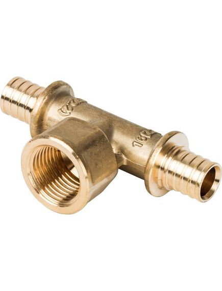 Купить SFA-0028-001612 STOUT Тройник в/р 16xR 1/2" для труб из сшитого полиэтилена аксиальный (sfa-0028-001612) по цене 623 руб., в Санкт-Петебруге в интернет магазине 100-Систем, а также дургие товары STOUT из раздела Фитинги для труб из сшитого полиэтилена Stout 16 и Трубы и фитинги из сшитого полиэтилена Stout