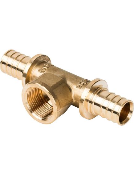Купить SFA-0028-002534 STOUT Тройник в/р 25xR 3/4" для труб из сшитого полиэтилена аксиальный (sfa-0028-002534) по цене 1104 руб., в Санкт-Петебруге в интернет магазине 100-Систем, а также дургие товары STOUT из раздела Фитинги для труб из сшитого полиэтилена Stout 25 и Трубы и фитинги из сшитого полиэтилена Stout