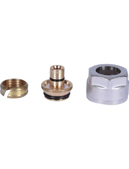 Купить STOUT  Фитинг компрессионный для труб PEX-AL-PEX 16х2,6х3/4 (sfc-0026-162634) по цене 462 руб., в Санкт-Петебруге в интернет магазине 100-Систем, а также дургие товары STOUT из раздела Фитинги для труб из сшитого полиэтилена Stout 16 и Трубы и фитинги из сшитого полиэтилена Stout