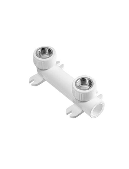 Купить 3222-btt-250b00 Kalde 25x1/2" Двойной угольник для гибкой подводки для ППР труб под сварку (цвет белый) (3222-btt-250b00) по цене 180.4 руб., в Санкт-Петебруге в интернет магазине 100-Систем, а также дургие товары  из раздела Фитинги белые полипропиленовые 25 и Трубы и фитинги белые полипропиленовые