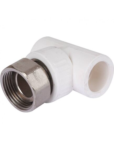 Купить 3222-tut-251000 Kalde 25х1" Тройник с накидной гайкой для ППР труб под сварку (цвет белый) (3222-tut-251000) по цене 134.2 руб., в Санкт-Петебруге в интернет магазине 100-Систем, а также дургие товары  из раздела Фитинги белые полипропиленовые 25 и Трубы и фитинги белые полипропиленовые