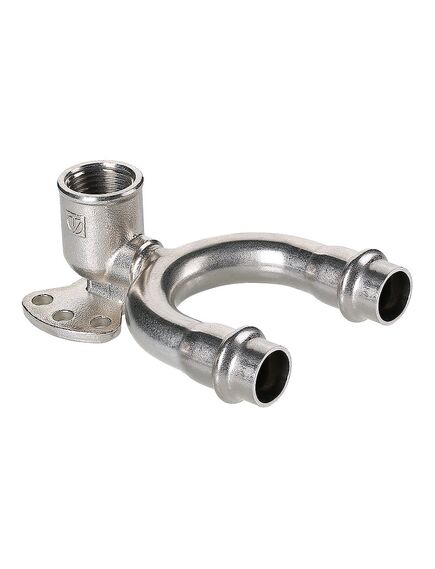 Купить Водорозетка проходная нерж. сталь 15х1/2" (vti.954.di.150415) по цене 1055 руб., в Санкт-Петебруге в интернет магазине 100-Систем, а также дургие товары VALTEC из раздела Фитинги Valtec 15 и Трубы и фитинги Valtec