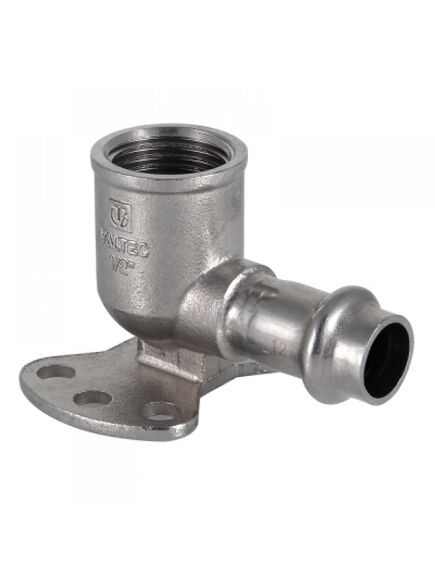 Купить Водорозетка Valtec пресс 12х1/2", нерж. сталь (vti.954.i.001204) по цене 513 руб., в Санкт-Петебруге в интернет магазине 100-Систем, а также дургие товары VALTEC из раздела Фитинги Valtec 12 и Трубы и фитинги Valtec