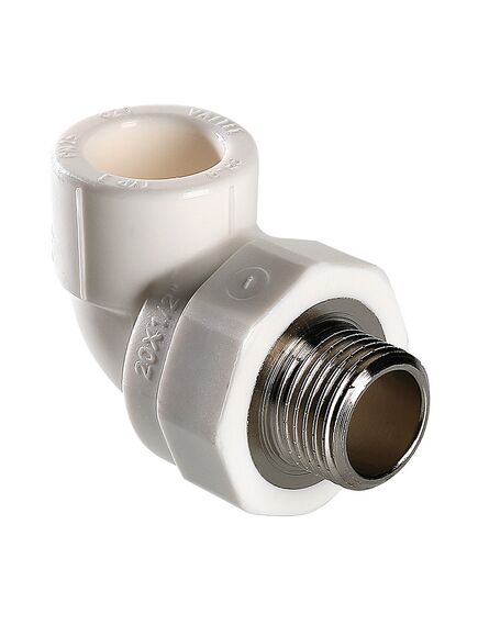 Купить Угольник PPR с н/р 32х1" (vtp.753.0.03206) по цене 441 руб., в Санкт-Петебруге в интернет магазине 100-Систем, а также дургие товары VALTEC из раздела Фитинги белые полипропиленовые 32 и Трубы и фитинги белые полипропиленовые