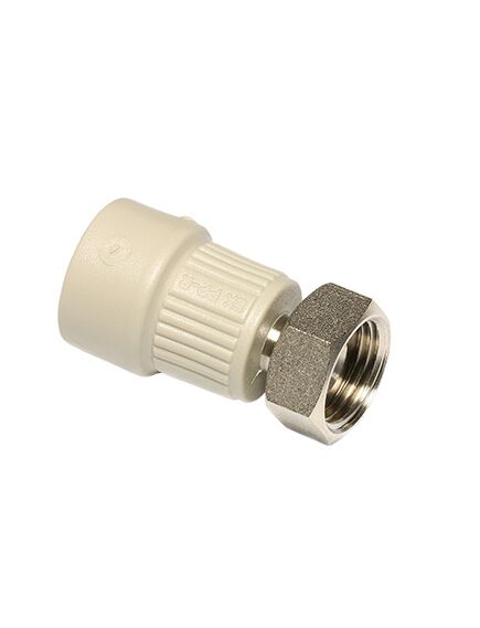 Купить Муфта с накидной гайкой Ekoplastik 20x3/4 PP-R (szm02025xx) по цене 859.94 руб., в Санкт-Петебруге в интернет магазине 100-Систем, а также дургие товары EKOPLASTIK из раздела Фитинги серые полипропиленовые 20 и Трубы и фитинги серые полипропиленовые