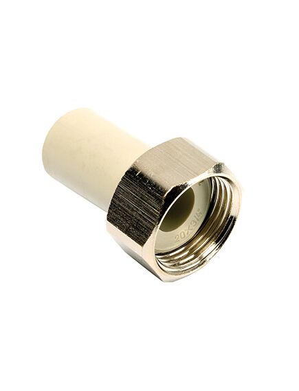 Купить Штуцер с гайкой  Ekoplastik 25x1 PP-R (SHM02532XX) по цене 685.73 руб., в Санкт-Петебруге в интернет магазине 100-Систем, а также дургие товары EKOPLASTIK из раздела Фитинги серые полипропиленовые 25 и Трубы и фитинги серые полипропиленовые