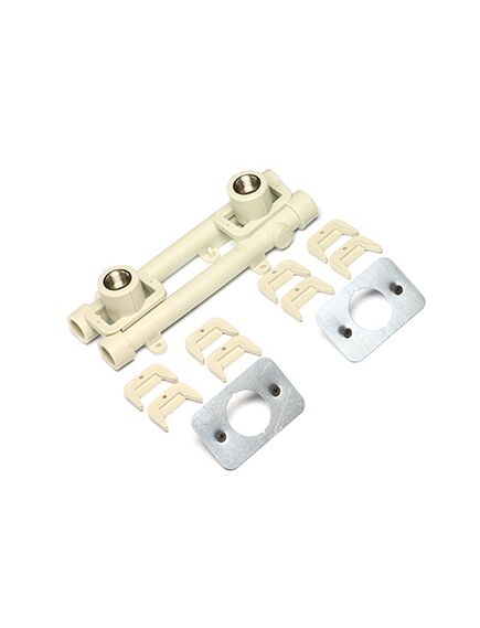 Купить Универсальный настенный комплект для гипсокартона Ekoplastik 20x1/2 PP-R (snkk020sxx) по цене 2583.9 руб., в Санкт-Петебруге в интернет магазине 100-Систем, а также дургие товары EKOPLASTIK из раздела Фитинги серые полипропиленовые 20 и Трубы и фитинги серые полипропиленовые
