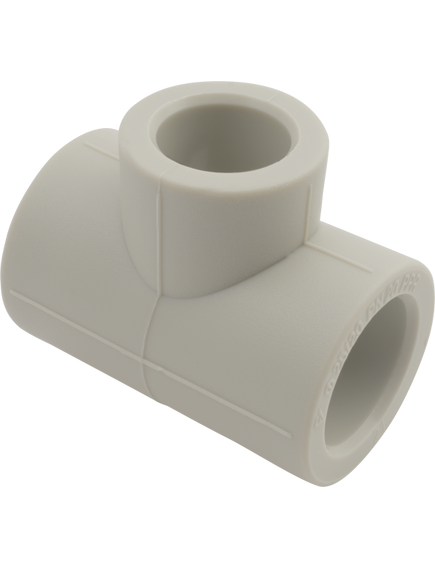 Купить FV PPR Тройник редуцированный 50x25x50 (aa212050025) по цене 487.2 руб., в Санкт-Петебруге в интернет магазине 100-Систем, а также дургие товары FV-Plast из раздела Тройники переходные серые полипропиленовые и Переходы серые полипропиленовые