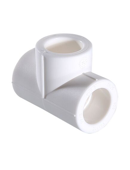 Купить Тройник PPR 75мм (vtp.731.0.075) по цене 557 руб., в Санкт-Петебруге в интернет магазине 100-Систем, а также дургие товары VALTEC из раздела Фитинги белые полипропиленовые большие диаметры и Трубы и фитинги белые полипропиленовые