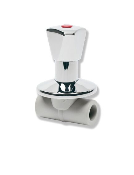 Купить Вентиль проходной LUX под штукатурку Wavin Ekoplastik 25 PP-R (sveplr025x) по цене 5119.95 руб., в Санкт-Петебруге в интернет магазине 100-Систем, а также дургие товары EKOPLASTIK из раздела Фитинги серые полипропиленовые 25 и Трубы и фитинги серые полипропиленовые